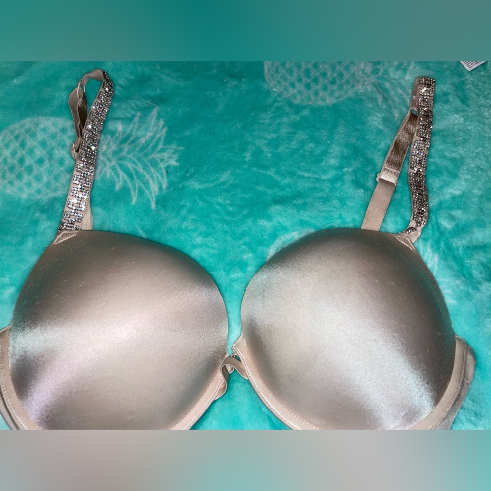 Victoria secret rhinestone strap bra. Size 36DD